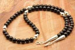 Genuine Black Onyx Necklace